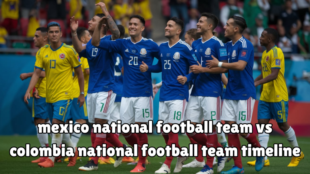 mexico national football team vs colombia national football team timeline