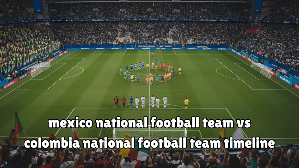 mexico national football team vs colombia national football team timeline