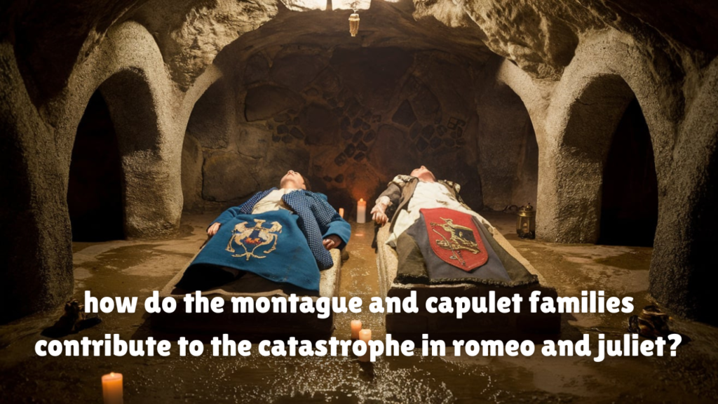 how do the montague and capulet families contribute to the catastrophe in romeo and juliet?