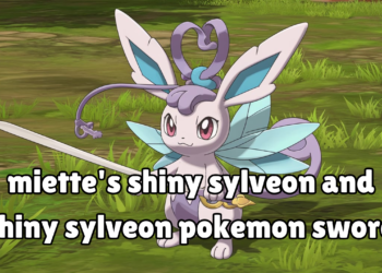 miette's shiny sylveon and shiny sylveon pokemon sword