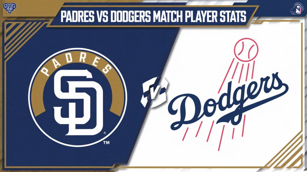 Padres vs Dodgers Match Player Stats