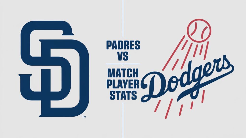 Padres vs Dodgers Match Player Stats