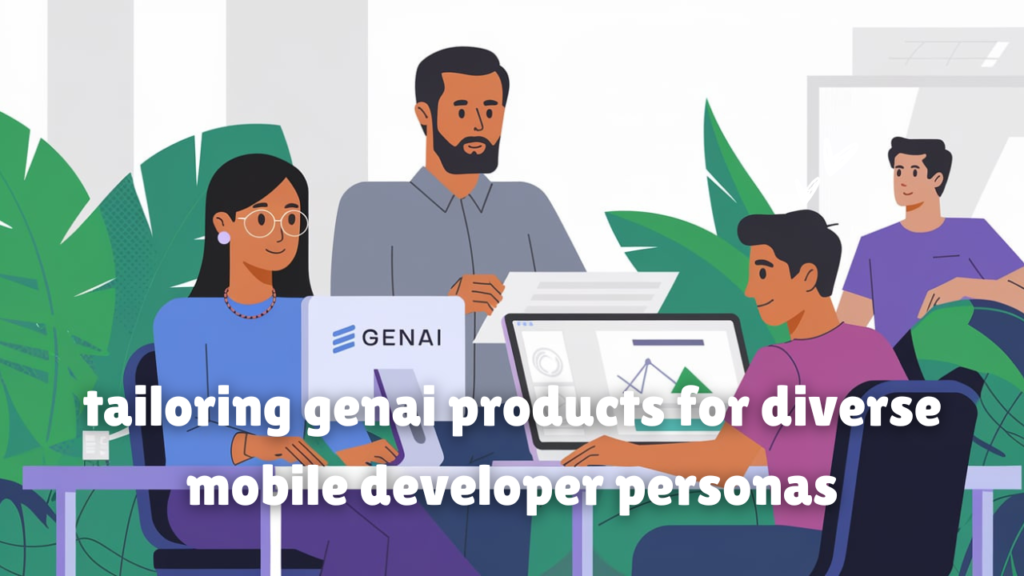 tailoring genai products for diverse mobile developer personas