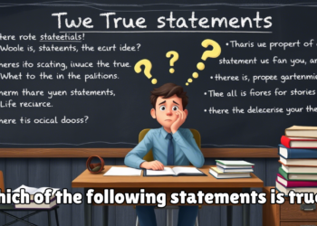 which of the following statements is true?
