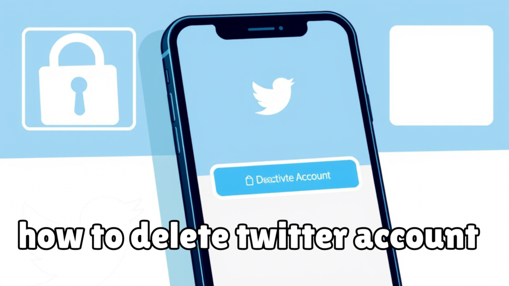 how to delete twitter account