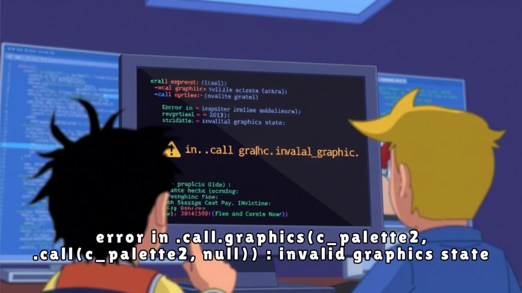 error in .call.graphics(c_palette2, .call(c_palette2, null)) : invalid graphics state